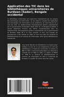 Application des TIC dans les bibliothèques universitaires de Burdwan (Sadar), Bengale occidental