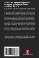 Estilos de aprendizagem dos estudantes universitários sauditas de EFL