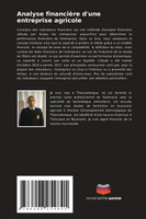 Analyse financière d'une entreprise agricole