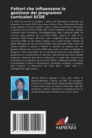 Fattori che influenzano la gestione dei programmi curriculari ECDE