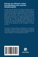 Ertrag von Weizen unter Verwendung von saurem Rohphosphat