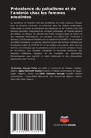 Prévalence du paludisme et de l'anémie chez les femmes enceintes