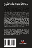 Les diatomées planctoniques comme indicateurs de la qualité de l'eau