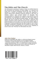 The Bible and The Church