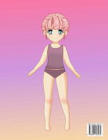 Anime Paper Doll for Girls Ages 7-12 Cut, Color and Dress up