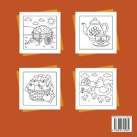 Gioie semplici - Album da colorare con linee nette per adulti