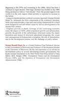 African Political Economy
