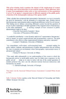 Promise of Representative Bureaucracy: Diversity and Responsiveness in a Government Agency