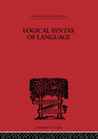 Logical Syntax of Language
