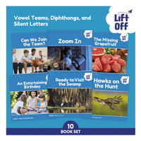 Phonic Books Lift Off Readers Vowel Teams, Diphthongs, and Silent Letters