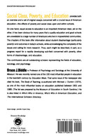 Social Class, Poverty and Education