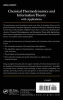 Chemical Thermodynamics and Information Theory with Applications