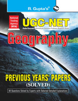 NTA-UGC-NET : Geography Previous Years' Papers (Solved) by RPH Editorial Board (Paperback)
