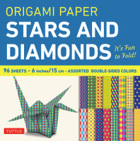 Origami Paper - Stars and Diamonds - 6 inch - 96 Sheets