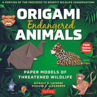 Origami Endangered Animals Kit
