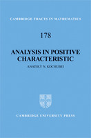 Analysis in Positive Characteristic
