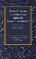 The Book of Isaiah According to the Septuagint