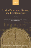 Syntax, Lexical Semantics, And Event Structure