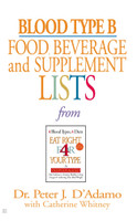 Blood Type B Food, Beverage and Supplement Lists