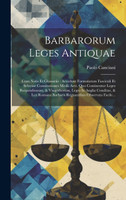 Barbarorum Leges Antiquae