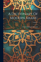 A Dictionary Of Modern Arabic; Volume 1