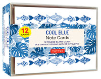 Cool Blue Note Cards