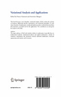 Variational Analysis and Applications