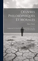 Oeuvres Philosophiques Et Morales