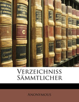 Verzeichniss Sämmtlicher