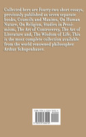 Collected Essays of Arthur Schopenhauer