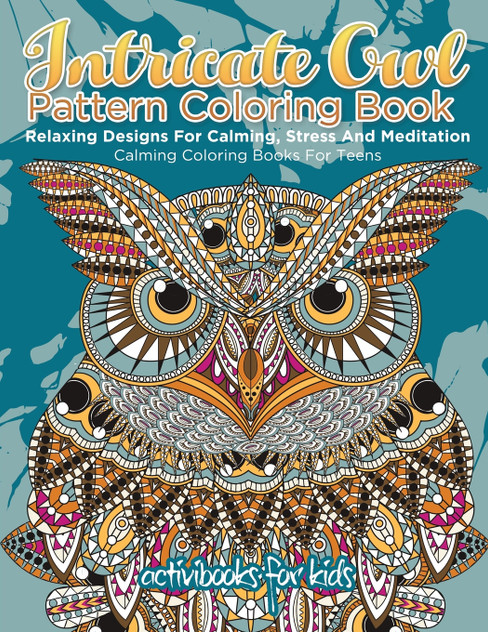 Intricate Owl Pattern Coloring Book Intricate Owl Pattern Coloring Book