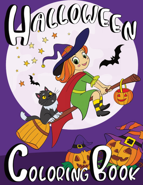 Halloween Coloring Book For Kids Halloween Coloring Book For Kids