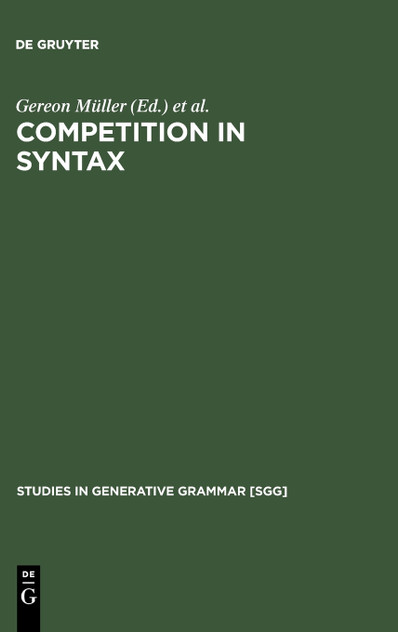 Competition in Syntax