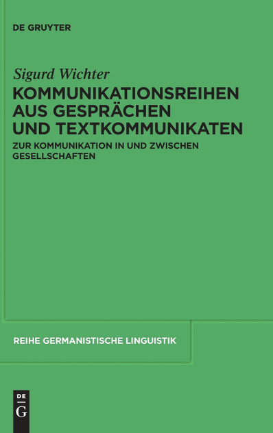 Kommunikationsreihen aus Gesprächen und Textkommunikaten