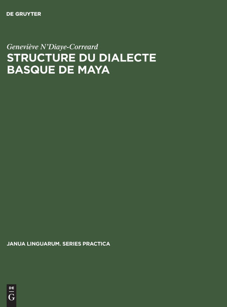 Structure du dialecte basque de Maya