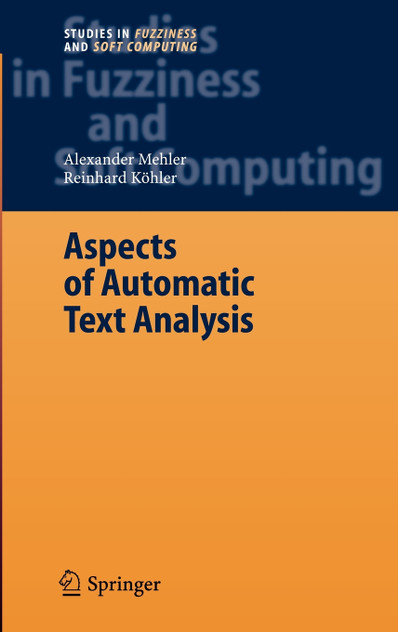 Aspects of Automatic Text Analysis Aspects of Automatic Text Analysis