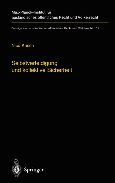 Selbstverteidigung und kollektive Sicherheit