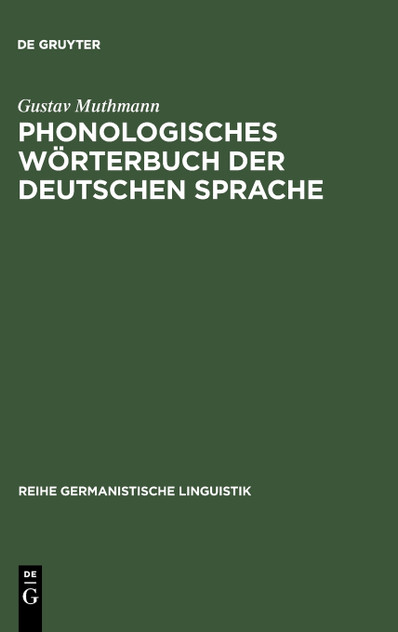 Phonologisches Wörterbuch der deutschen Sprache
