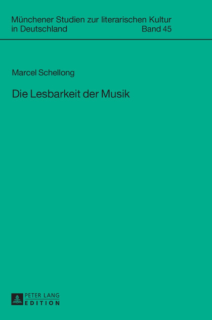 Die Lesbarkeit der Musik Die Lesbarkeit der Musik