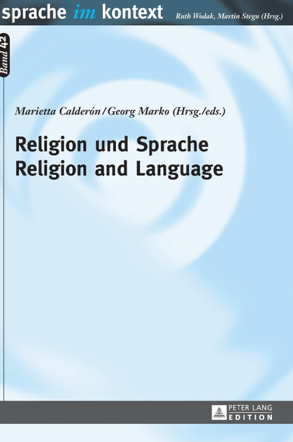 Religion und Sprache- Religion and Language Religion und Sprache- Religion and Language