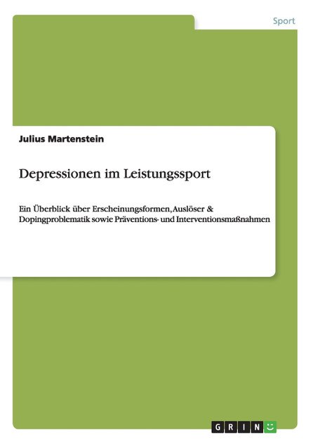 Depressionen im Leistungssport Depressionen im Leistungssport