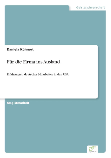 Für die Firma ins Ausland Für die Firma ins Ausland