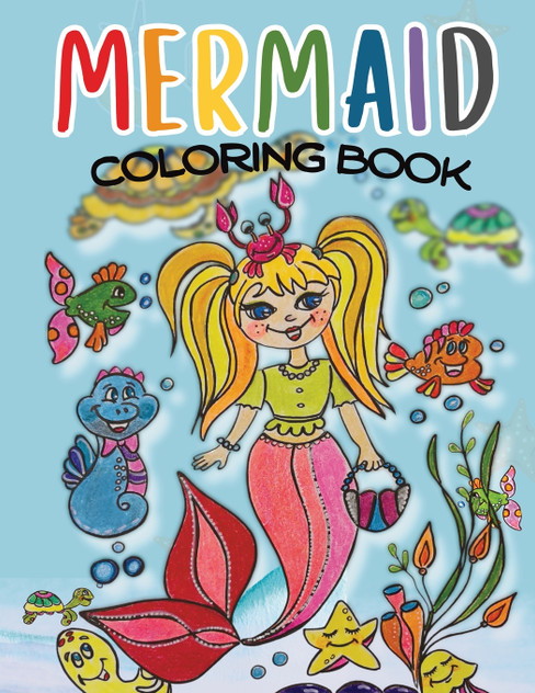 Mermaid Coloring Book Mermaid Coloring Book