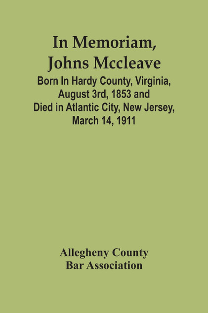 In Memoriam, Johns Mccleave In Memoriam, Johns Mccleave