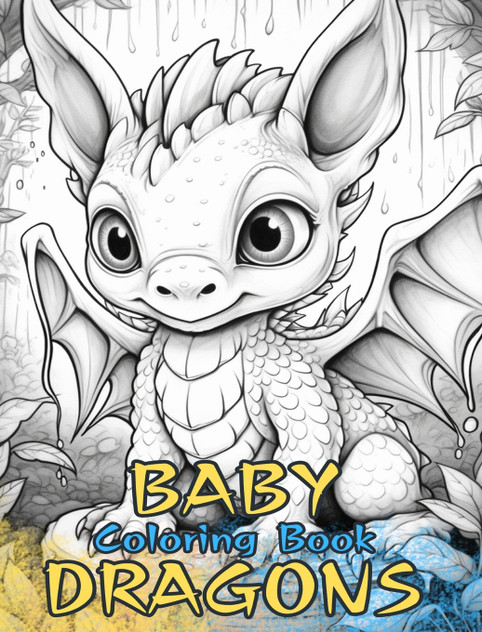 BABY DRAGONS Coloring Book BABY DRAGONS Coloring Book