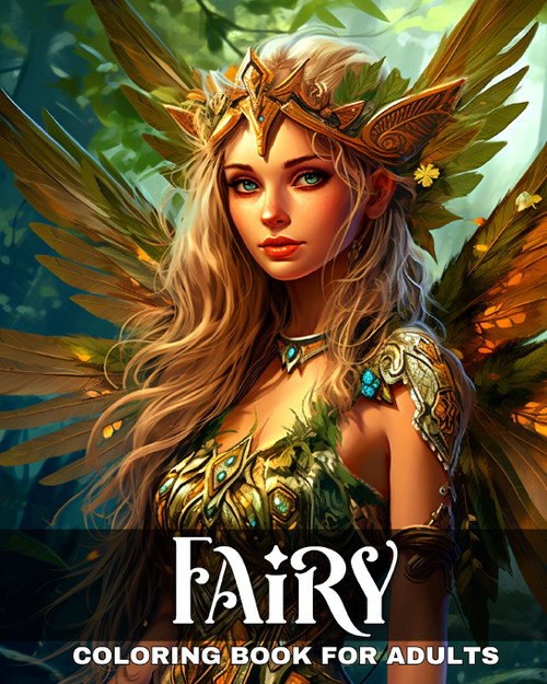 Fairy Coloring Book for Adults Fairy Coloring Book for Adults