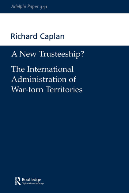 A New Trusteeship? A New Trusteeship?