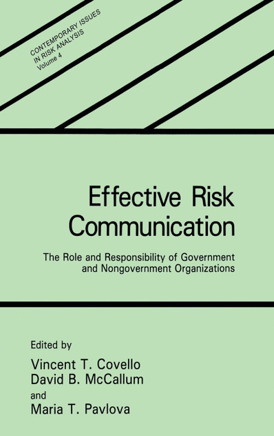 Effective Risk Communication