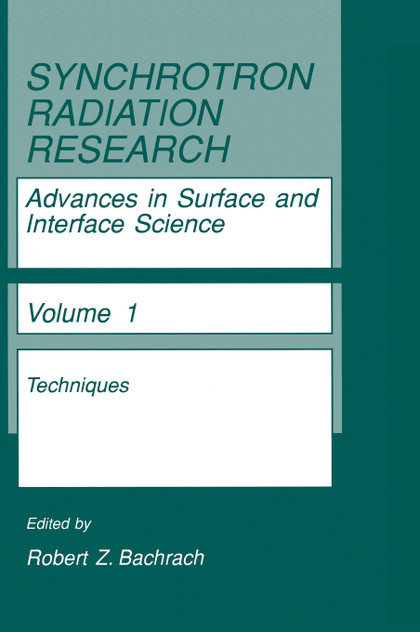 Synchrotron Radiation Research Synchrotron Radiation Research