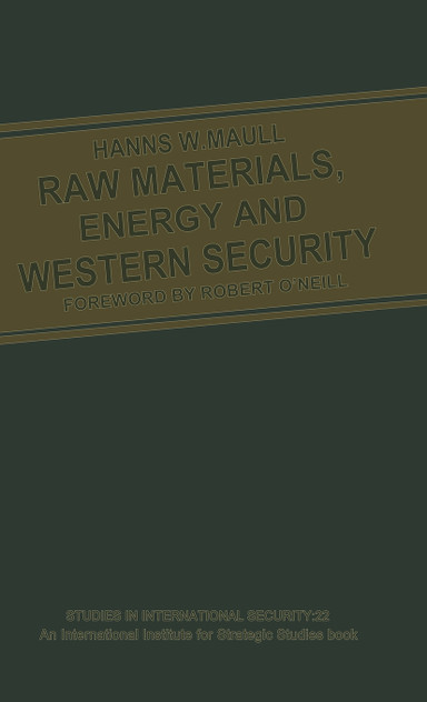 Raw Materials, Energy and Western Security